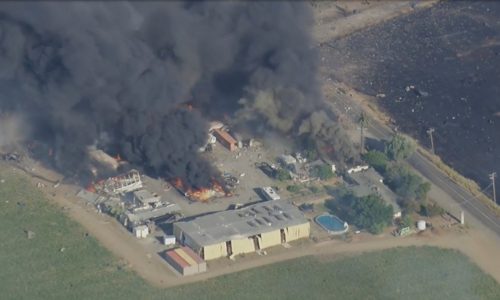 Explosion at a California fireworks warehouse sets off fires and forces evacuations
