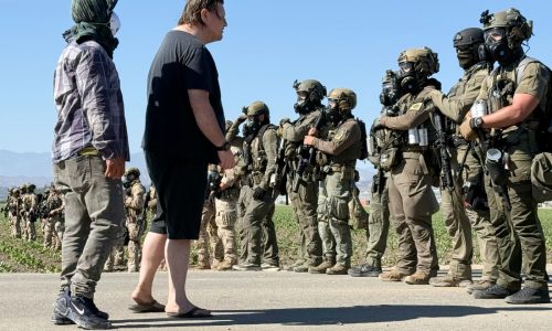 In American life, a growing and forbidding visual rises: the law-enforcement officer in a mask