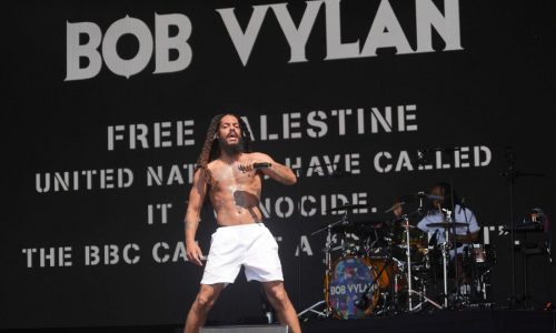 Rap-punk duo Bob Vylan says it’s being targeted for speaking up about Gaza at Glastonbury