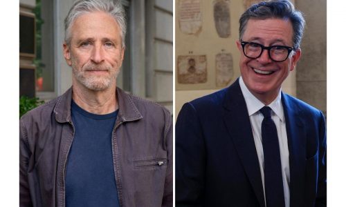 The Paramount comics, Colbert and Stewart, are sharp critics of the ’60 Minutes’ deal