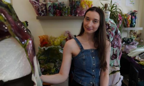 A designer dressed Chappell Roan with seaweed. But don’t expect to find the approach in stores — yet