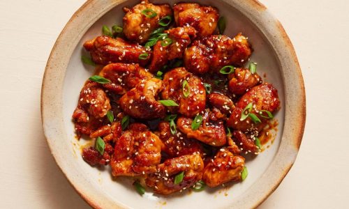 Spicy-sweet gochujang elevates this simple chicken stir-fry