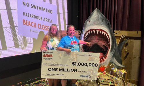 Lowell community leader wins $1 million in ‘Jaws’-themed lottery event