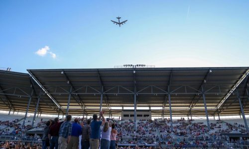 Air traffic controllers didn’t warn a B-52 bomber crew about a nearby airliner, the Air Force says