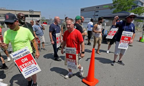 Teamsters Local 25 during trash strike accused of slashing truck tires driven by ‘scabs’