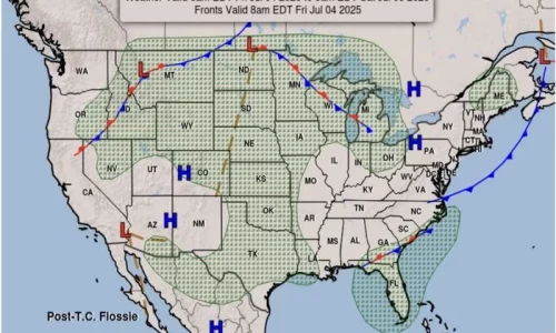 Rain, Thunderstorms Expected to Dampen Fourth of July for Parts of Gulf