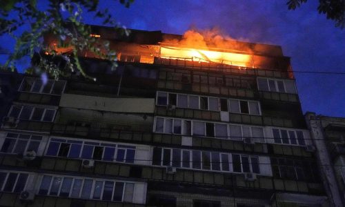 Russia blasts Kyiv with another missile and drone barrage, killing at least 2