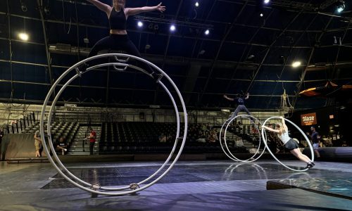 In upcoming “Lumiere,” top Circus Juventas students backflip and bounce through glitzy old Hollywood