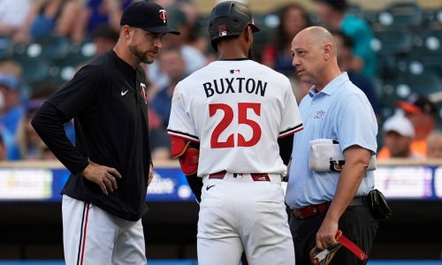 Byron Buxton not in starting lineup for Twins in series finale with Cubs