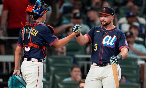 Raleigh becomes first catcher to win Home Run Derby as Buxton falls in semis