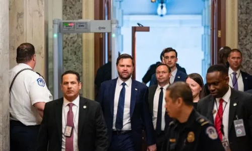 Senate Passes Megabill With Vance Casting Tie-Breaker