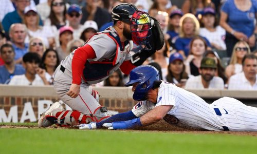 Cubs club five homers in 6-0 bashing of Red Sox