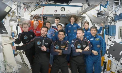 Private spaceflight ends with a Pacific splashdown for astronauts from India, Poland and Hungary