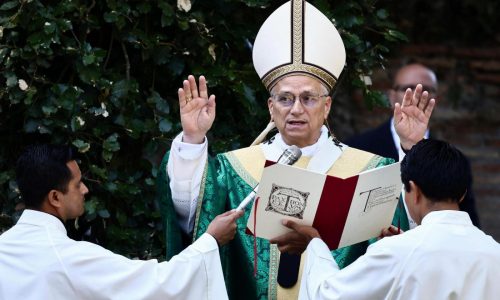 Pope prays for world to recognize urgency of climate crisis as he celebrates Mass’ using new rite