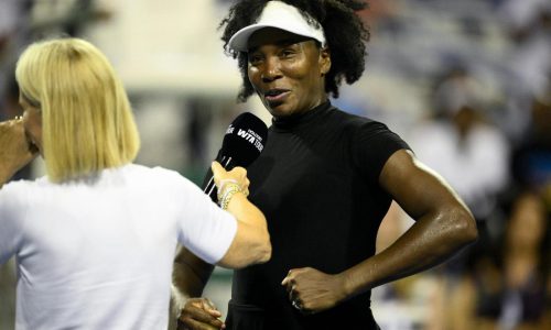 Venus Williams says she is engaged to Andrea Preti after her first singles win in 16 months