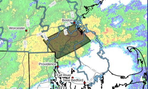 Boston area commuters warned of flash flooding on roads this morning