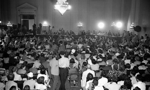 Today in History: August 25, accused communist denies espionage charges