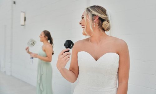 Melting makeup, sweaty tuxes and overheating guests are shifting summer weddings