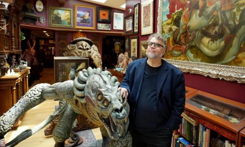 Guillermo del Toro almost lost his movie memorabilia in a wildfire. Now, he’s letting some of it go