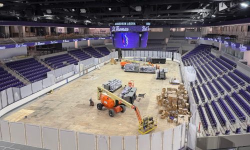Here’s a look at the University of St. Thomas’ Lee and Penny Anderson Arena as opening nears