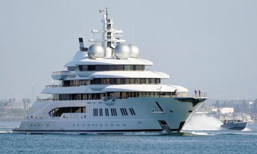 US is auctioning a seized $325M Russian yacht with 8 state rooms, a helipad, a gym and a spa
