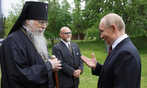 US archbishop’s meeting with Putin denounced as ‘betrayal of Christian witness’