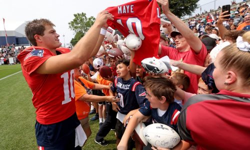 Drake Maye feeling ‘positive’ coming away from Patriots-Commanders joint practice