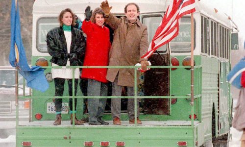 Paul Wellstone’s green bus featured at Walk for Recovery Saturday