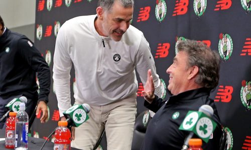 Five things we learned about Wyc Grousbeck, Jayson Tatum at Bill Chisholm introduction