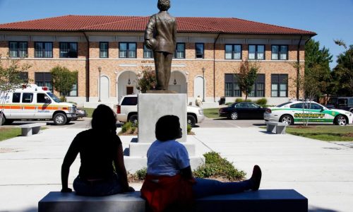 A Black student was found hanging from a tree. Police say there’s no sign of foul play