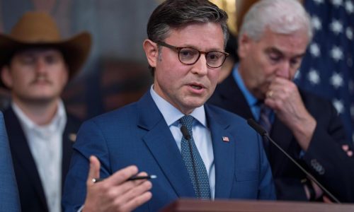 Republicans unveil a bill to fund the government through Nov. 21. Democrats call it partisan