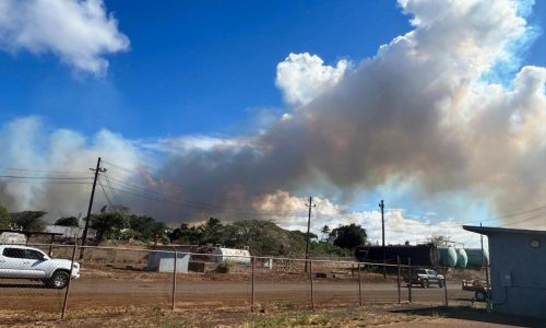 Maui officials sound emergency sirens and evacuate residents as wildfire threatens north shore town