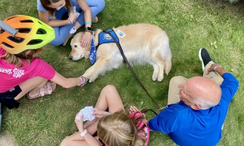 Putting ‘paws on the ground,’ comfort dogs help heal at Annunciation Church