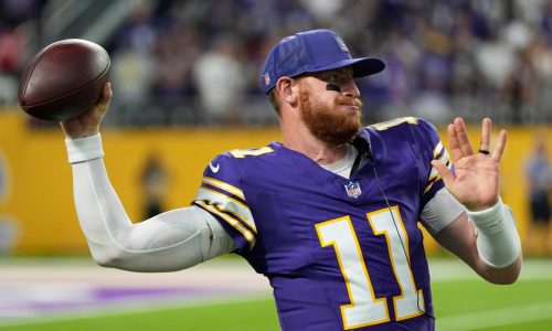 Carson Wentz will lead the Vikings Sunday. Here’s a look at his most recent NFL starts