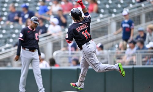 Cleveland blasts five solo HRs, four off Joe Ryan, in 6-0 win over Twins