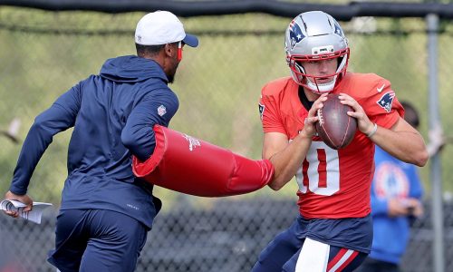 How Drake Maye plans to help Will Campbell, Patriots O-line vs. Maxx Crosby