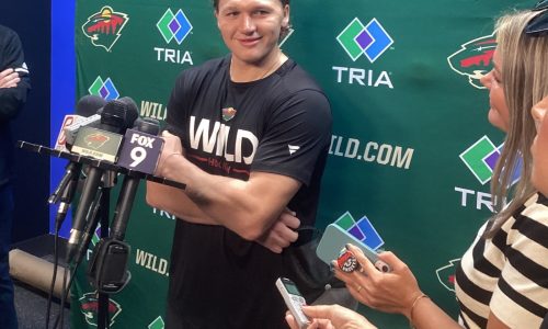 Kaprizov says he’s happy in ‘Minny’ as Wild camp begins