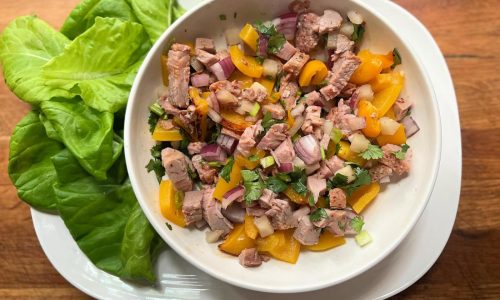 Marinated pork tenderloin stars in this budget weeknight meal