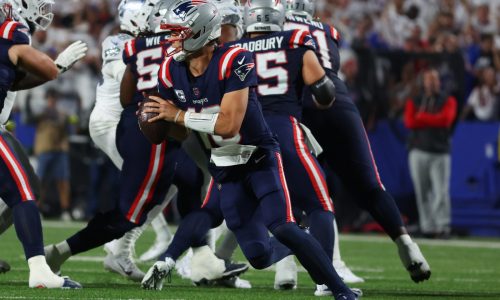 Drake Maye credits Patriots unsung heroes for lower turnover rate