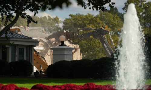 White House East Wing could be entirely demolished by the weekend