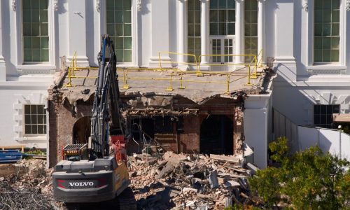 Satellite images show before and after of demolition of White House East Wing