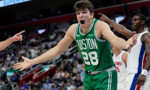 With Hugo Gonzalez starting, Celtics lose to Pistons for first 0-3 start since 2013
