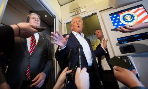 Trump tells Putin: ‘We’re ‘right off their shores’