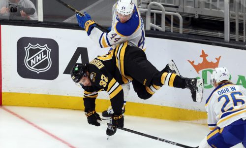 Bruins beat Sabres, 4-3, in OT