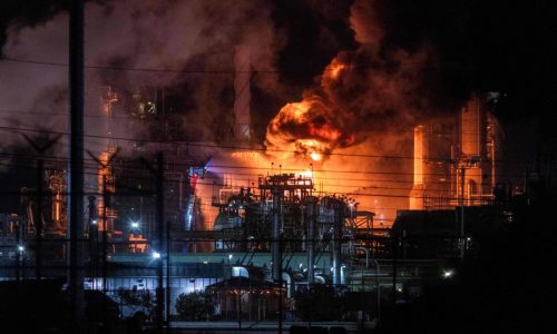 Massive fire erupts at Chevron refinery just outside of Los Angeles