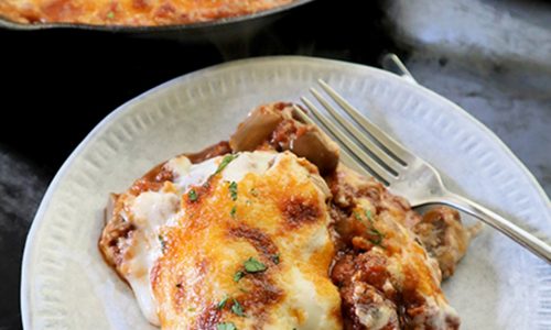 Skillet moussaka a streamlined take on Greek classic