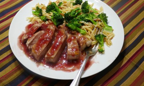 Serve your pork chops some sangria