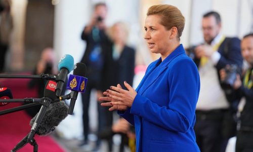 Denmark warns that Russia is waging a hybrid war on Europe, as EU leaders gather for security talks