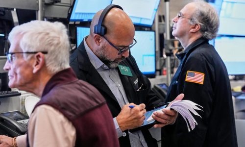 US stocks drift near their records as gold’s price falls again