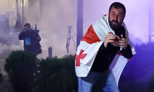 Georgian PM Decries Attempted Coup after Protests, Clashes Mar Local Polls